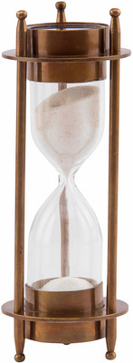 Kartique Sand Timer with Compass at Both ends | Hour Glass | Sandglass | Sand Clock | Height 5.5 inches Sand Clock Flipkart