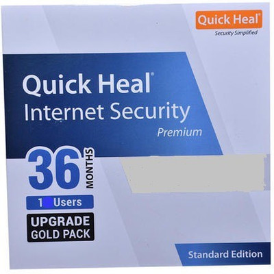 

Quick Heal Internet Security 1 User 3 Years(CD/DVD)
