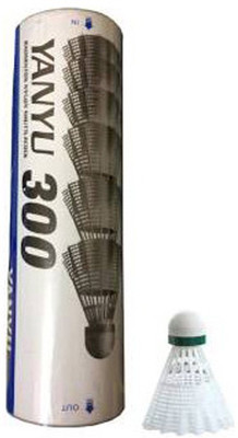 

L'AVENIR YANYU 300 Nylon Shuttle - White(Medium, 77, Pack of 6)