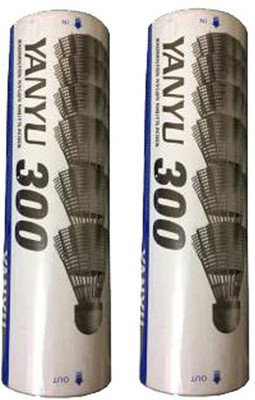 

L'AVENIR YANYU 300 Nylon Shuttle - White(Medium, 77, Pack of 12)
