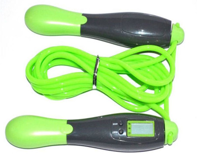 

Energie Fitness Imported Jumping Rope With LCD Display Speed Skipping Rope Freestyle Skipping Rope(White, Blue, Length: 72 inch), Blue;white
