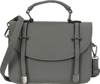 

Le Cuero Women Casual Grey PU Sling Bag