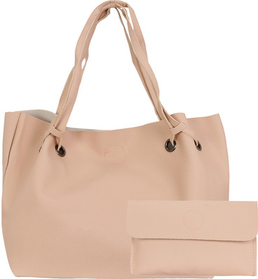 

Le Cuero Women Casual Pink PU Tote