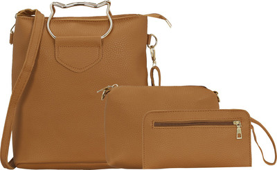 

Le Cuero Women Casual Brown PU Tote