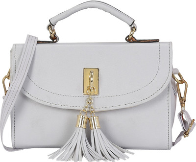 

Le Cuero Women Casual Grey PU Sling Bag