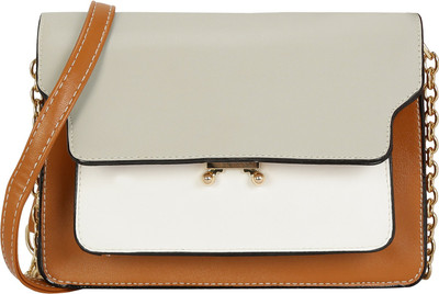 

Le Cuero Women Casual Multicolor PU Sling Bag