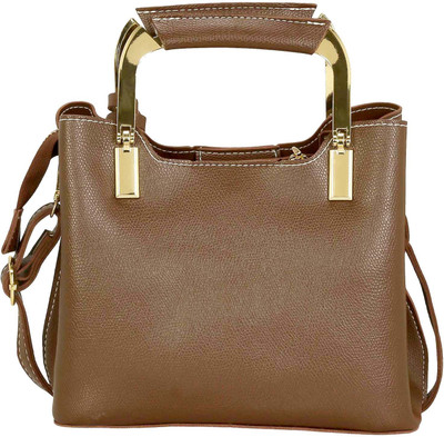 

Le Cuero Women Casual Brown PU Sling Bag