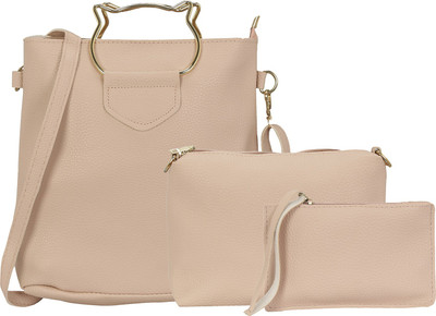 

Le Cuero Women Casual Pink PU Tote