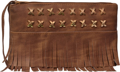 

Jayteen Women Casual Brown PU Sling Bag