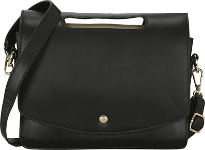 

Le Cuero Women Formal Black PU Hand-held Bag