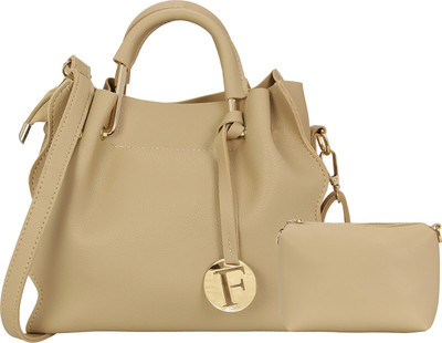 

Le Cuero Women Casual Beige PU Hand-held Bag