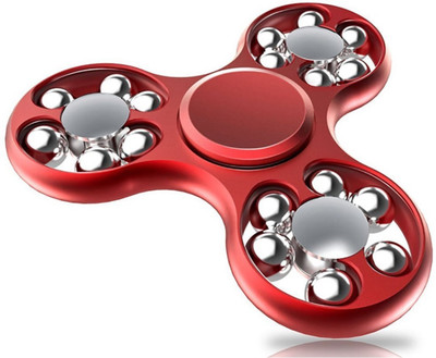 

S.Blaze Metal Red 18 Gear Ball Fidget Spinner(Red)