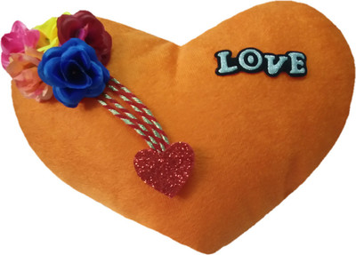 

Aparshi Love heart stuffed cushion soft toy F202 - 35 cm(Yellow)
