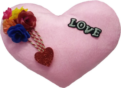 Aparshi Love heart stuffed cushion soft toy E213 - 90 cm(Multicolor)