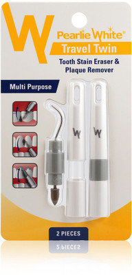 

pearlie white Travel Twin Plaque and Stain Remover Teeth Whitening Kit