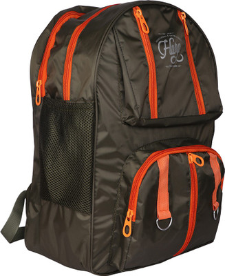 

Shopharp tokyo xl 20 L Laptop Backpack(Green, Orange)