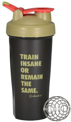 

Gss warrior 600 ml Shaker(Pack of 1, Black, Gold), Black;golden lid