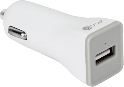 

Bluei 1.0 Amp Car Charger(White), Grey;white