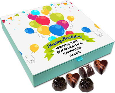 

Chocholik Gift Box - On Your Birthday I Wish You Good Health And Happiness Chocolate Box - 9pc Truffles(108 g)