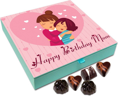 

Chocholik Gift Box - Happy Birthday Mom Chocolate Box - 9pc Truffles(108 g)
