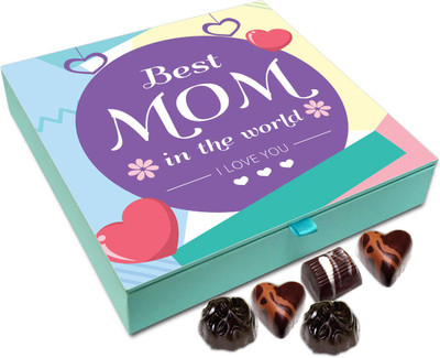 

Chocholik Gift Box - My Mother Is The Best In The World Chocolate Box - 9pc Truffles(108 g)