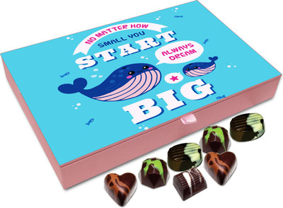 

Chocholik Gift Box - No Matter How Small Start Always dream Big Chocolate Box - 12pc Truffles(144 g)