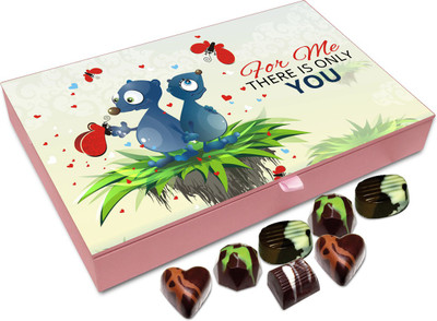 

Chocholik Gift Box - For Me There Is Only You Chocolate Box - 12pc Truffles(144 g)