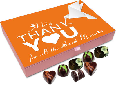 

Chocholik Gift Box - A Big Thank You For All The Sweet Memories Chocolate Box - 12pc Truffles(144 g)