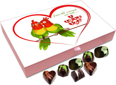 

Chocholik Gift Box - From The Moment We Met I Love You Chocolate Box - 12pc Truffles(144 g)