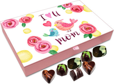 

Chocholik Gift Box - I Love You Mom Chocolate Box - 12pc Truffles(144 g)