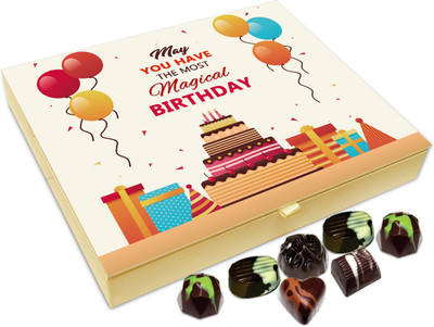 

Chocholik Gift Box - May You Have the Most Magical Birthday Chocolate Box - 20pc Truffles(240 g)