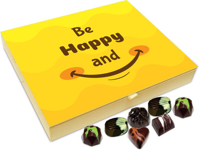 

Chocholik Gift Box - Be Happy And Smile Chocolate Box - 20pc Truffles(240 g)