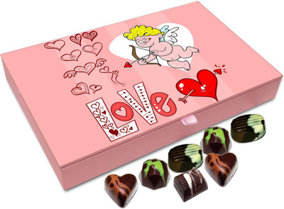 

Chocholik Gift Box - Love Is Gift Of Angels Chocolate Box - 12pc Truffles(144 g)