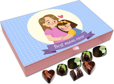 

Chocholik Gift Box - Best Mom Ever Chocolate Box - 12pc Truffles(144 g)