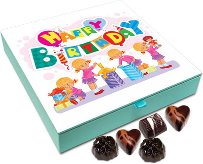 

Chocholik Gift Box - Happy Birthday Beautiful Little Princess Chocolate Box - 9pc Truffles(108 g)