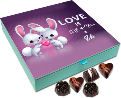 

Chocholik Gift Box - Love Is Me And You Chocolate Box - 9pc Truffles(108 g)