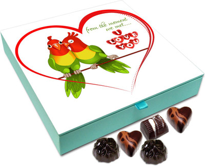 

Chocholik Gift Box - From The Moment We Met I Love You Chocolate Box - 9pc Truffles(108 g)