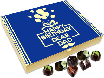 

Chocholik Gift Box - Happy Birthday Dear Dad Chocolate Box - 20pc Truffles(240 g)