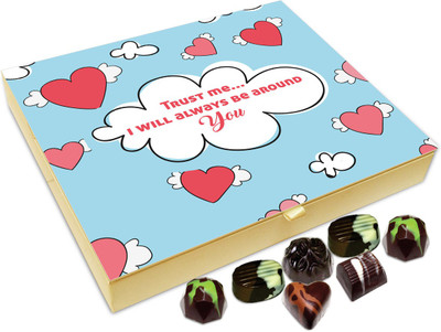

Chocholik Gift Box - Trust Me I Will Always Be Around You Chocolate Box - 20pc Truffles(240 g)