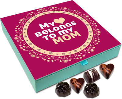 

Chocholik Gift Box - My Heart Belongs To My Mother Chocolate Box - 9pc Truffles(108 g)