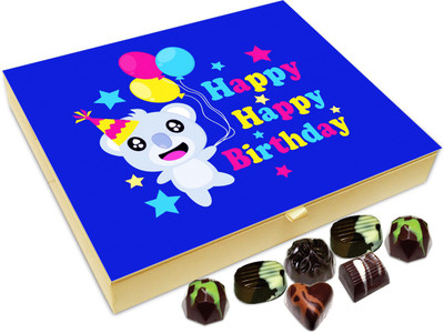 

Chocholik Gift Box - I Wish You A Very Happy Birthday Chocolate Box - 20pc Truffles(240 g)