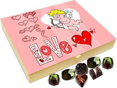 

Chocholik Gift Box - Love Is Gift Of Angels Chocolate Box - 20pc Truffles(240 g)