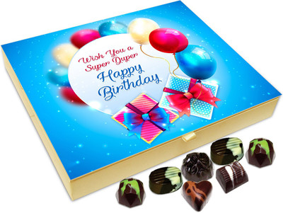 

Chocholik Gift Box - Wish You A Very Happy And Exciting Birthday Chocolate Box - 20pc Truffles(240 g)