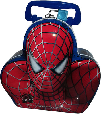 

kidoz kingdom SPIDER-MAN MONEY BANK METAL WITH LOCK Coin Bank(Multicolor)