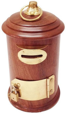 

Worthy Shoppee beautful piggy bank Coin Bank(Brown)