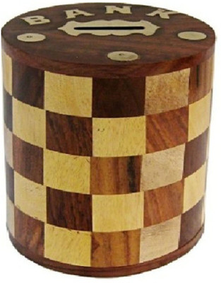 

Worthy Shoppee handmade piggy bank Coin Bank(Yellow)