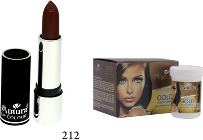 

Amura Black Beauty Lip Colour and Bleach Cream Combo(Set of 2)