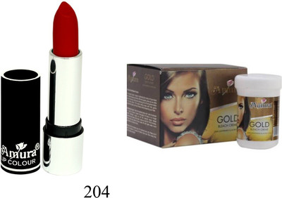

Amura Black Beauty Lip Colour and Bleach Cream Combo(Set of 2)
