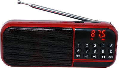 

Yuvan SS Bright - 474 SD Player Mini FM Radio(Red)