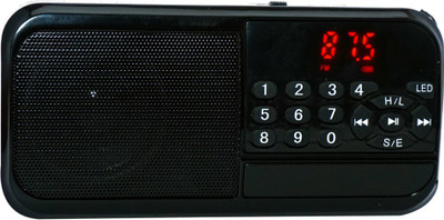 

Yuvan SS Bright - 466 SD Player Mini FM Radio(Black)